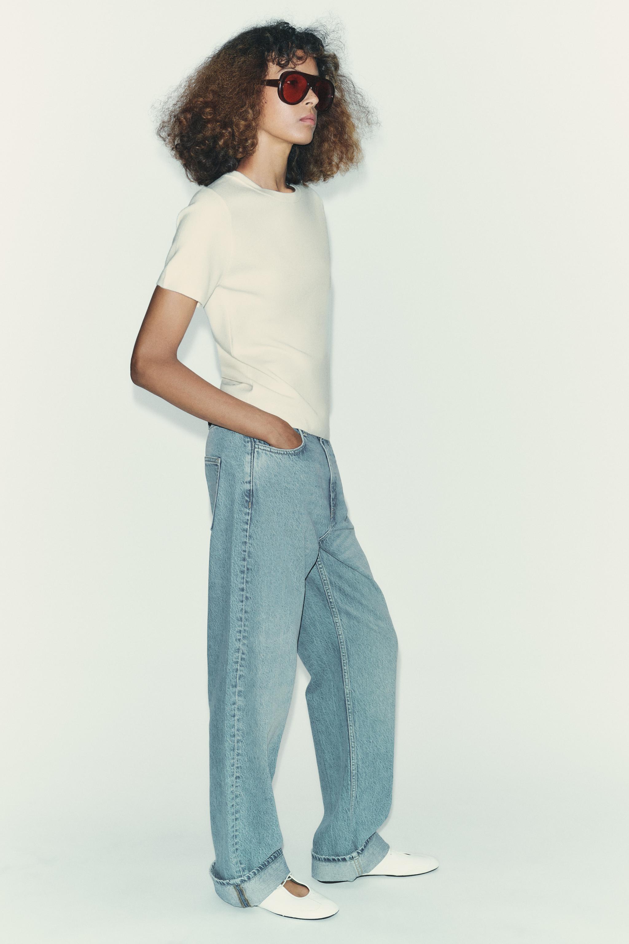 SOFT FEEL SHORT SLEEVE KNIT TOP